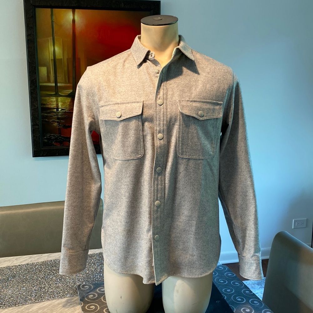 Rag and Bone Button Down Casual Shirt Chest Pockets Adjustable Sleeve Cuffs